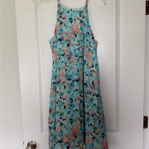 Decree Aqua and Coral Dress size L